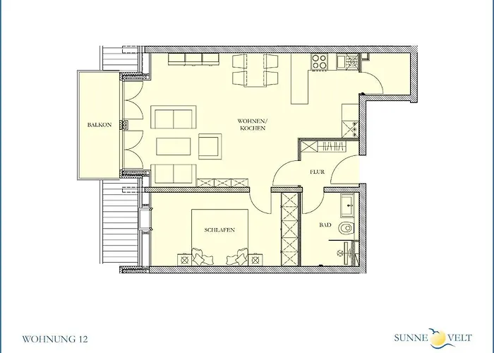 Sunnevelt-apartment-12 Apartamento
